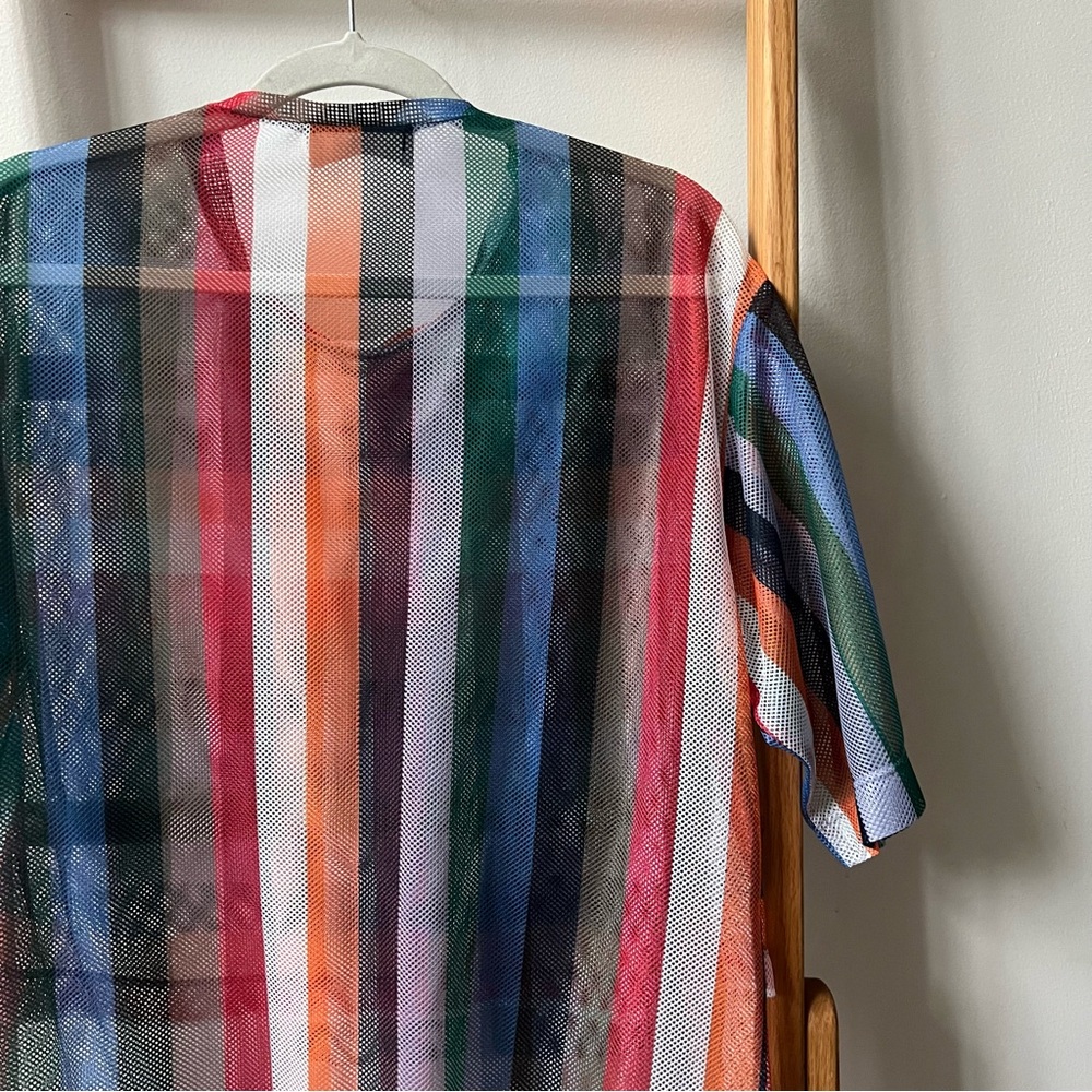 Multicolor Striped Men's Shirt